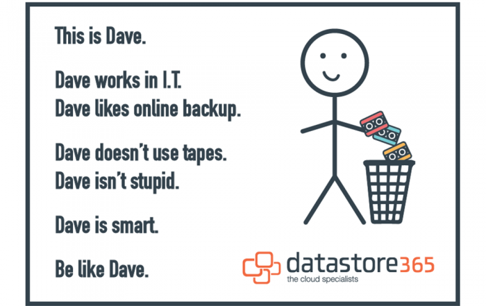 This is Bill’s mate Dave Dave likes Online Backup Dave is Smart Be like Dave